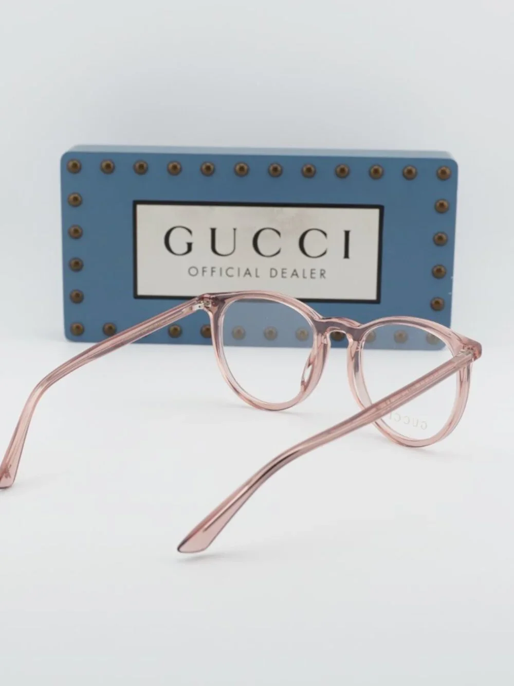 Gucci GG0027O 019 Women Round Eyeglasses 50mm - Pink - Picture 7 of 11